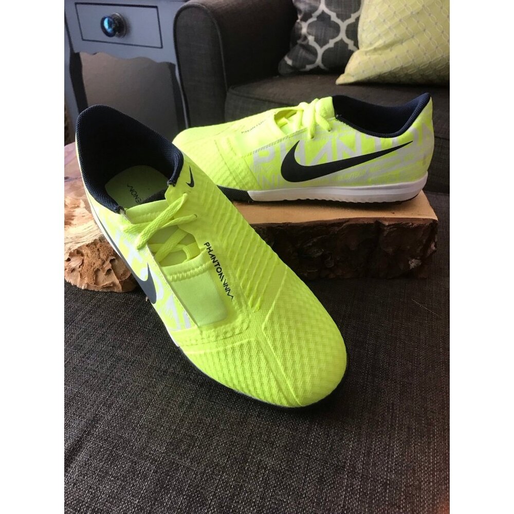 Mens Nike Venom Academy TF Football Boots/shoes Neon Yellow Sneakers Size 6